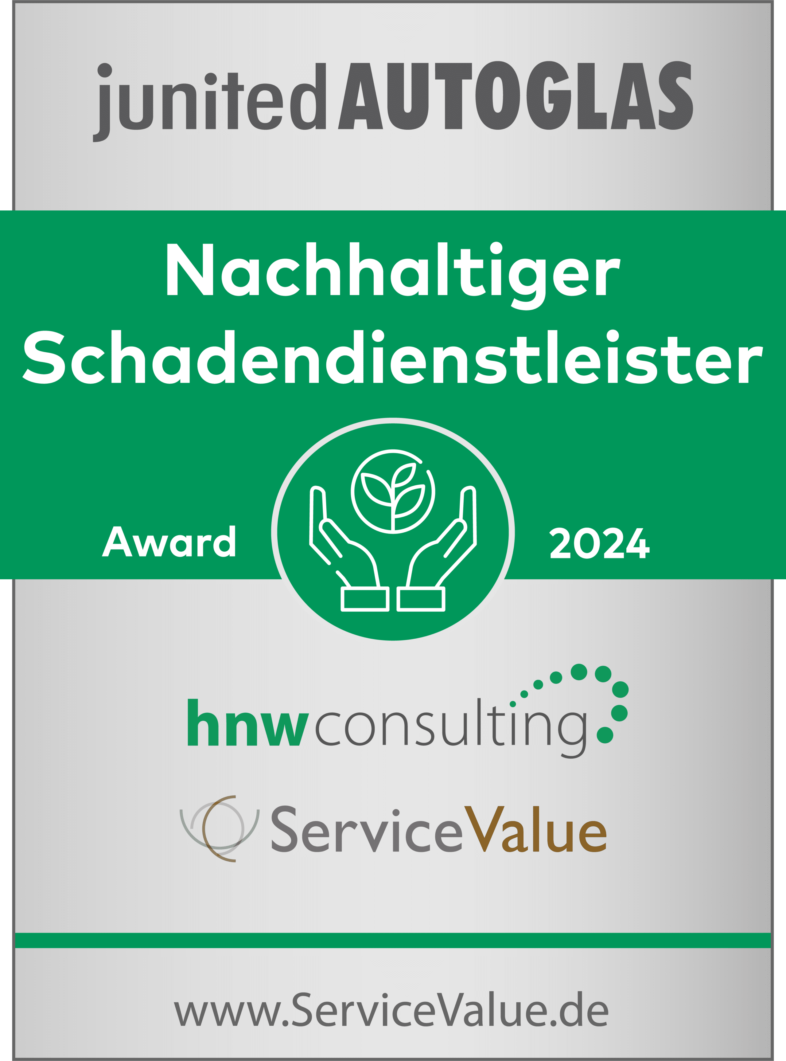 Service 7 Siegel_Nachhaltig_junited AUTOGLAS Deutschland